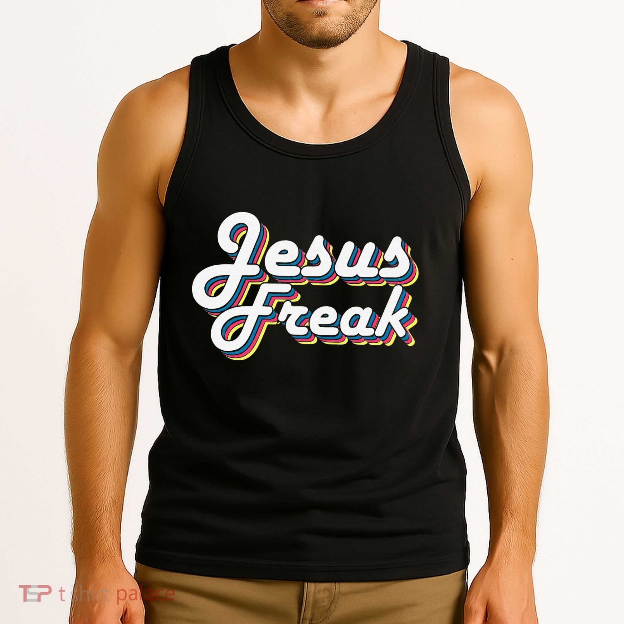 Devotional Bible Scripture Jesus Freak Christian Tank Top