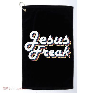 Devotional Bible Scripture Jesus Freak Christian Golf Towel