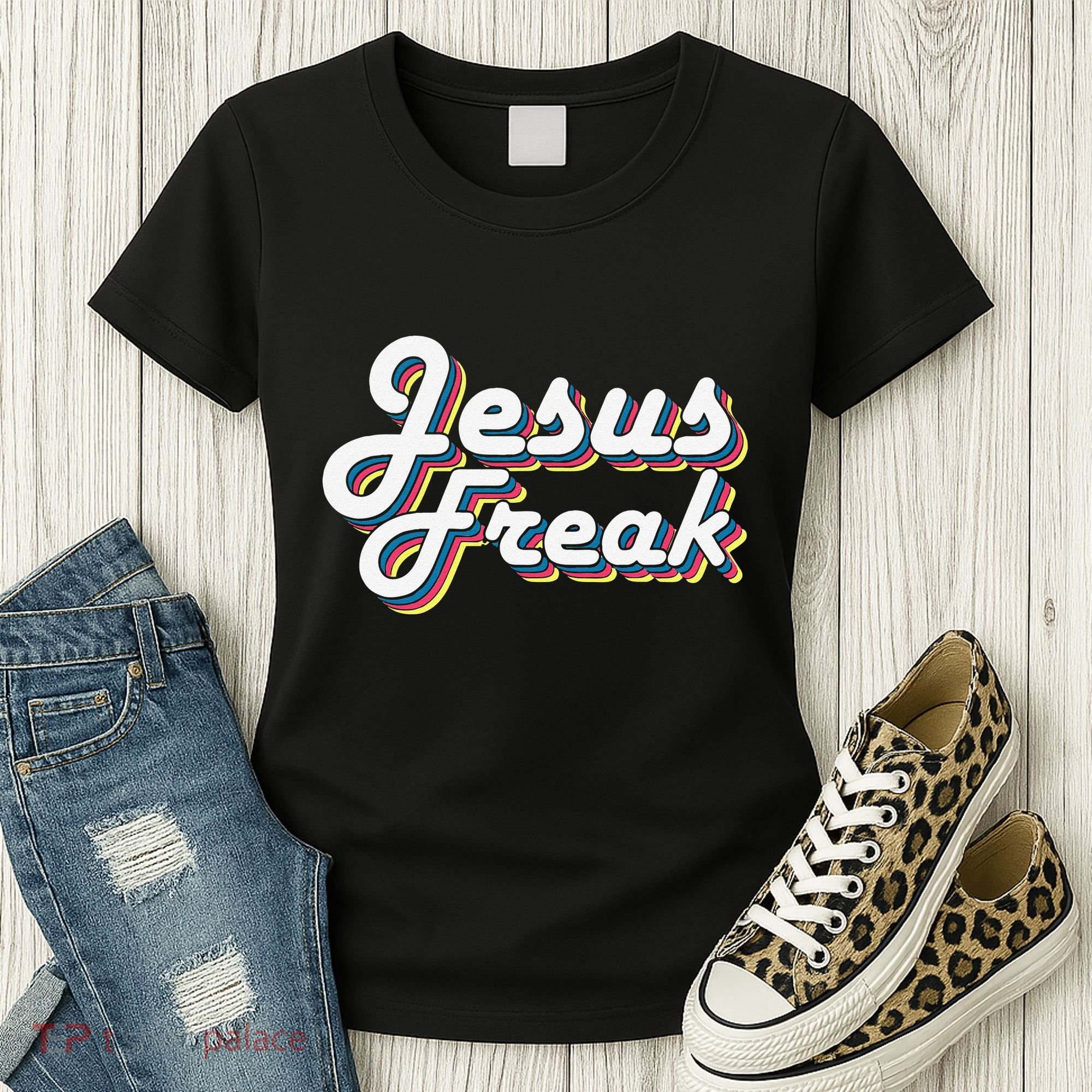 Devotional Bible Scripture Jesus Freak Christian Women's T-Shirt