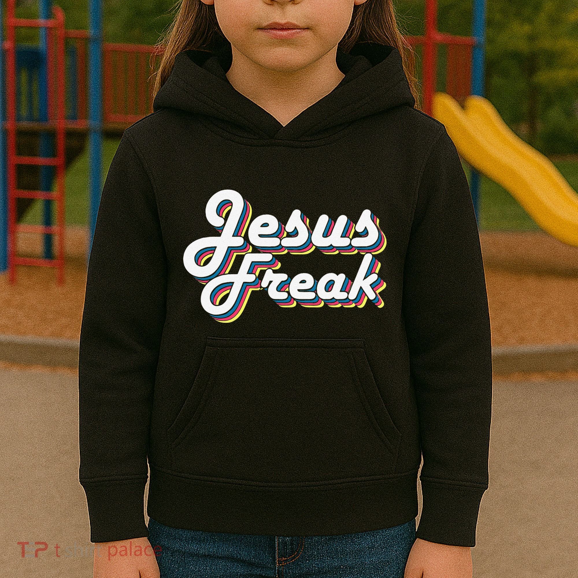 Devotional Bible Scripture Jesus Freak Christian Kids Hoodie