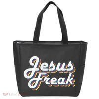 Devotional Bible Scripture Jesus Freak Christian Tote Bag thumb 0