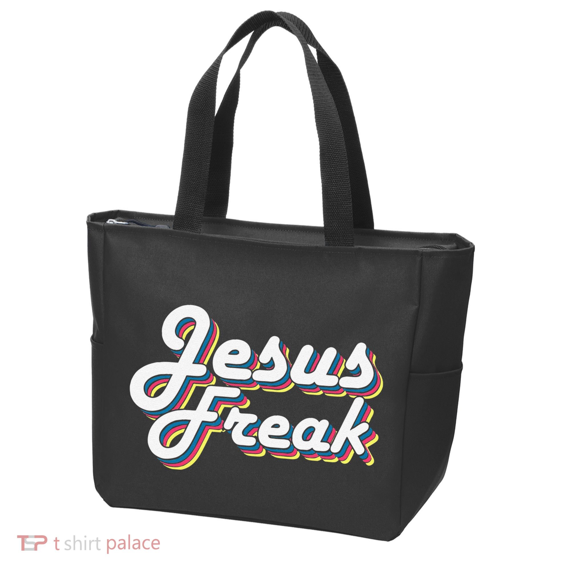 Devotional Bible Scripture Jesus Freak Christian Tote Bag
