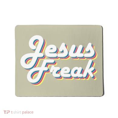 Devotional Bible Scripture Jesus Freak Christian Mousepad