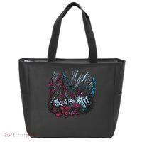 Downhill Biker Stunt Tote Bag thumb 0