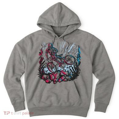 Downhill Biker Stunt Hoodie