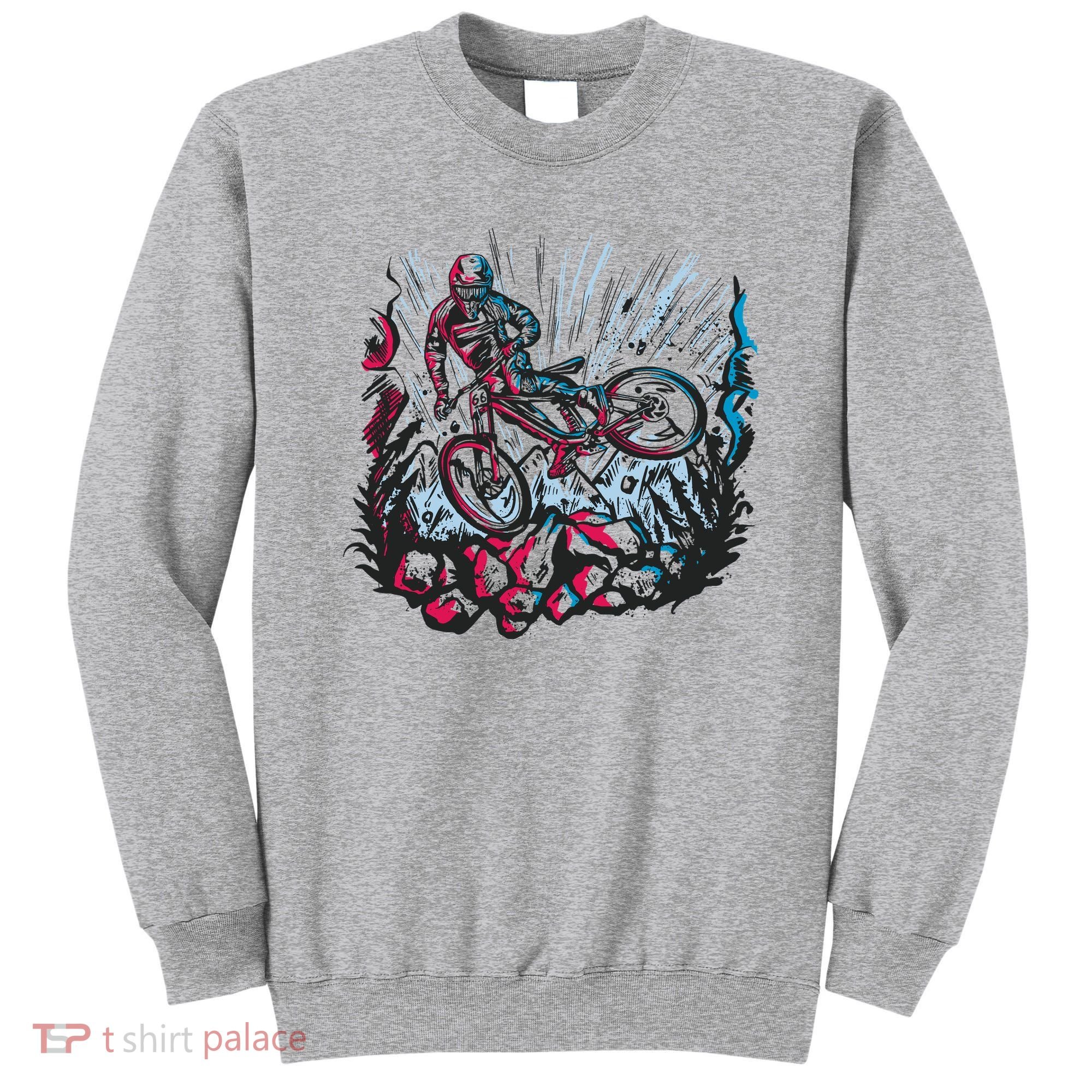 Downhill Biker Stunt Sweatshirt