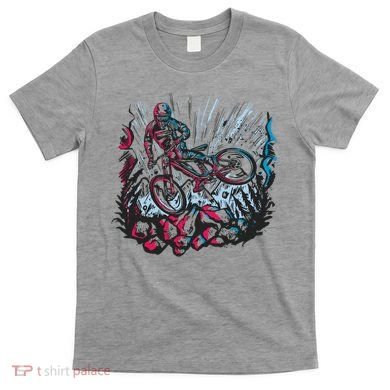 Downhill Biker Stunt T-Shirt