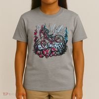 Downhill Biker Stunt T-Shirt thumb 4