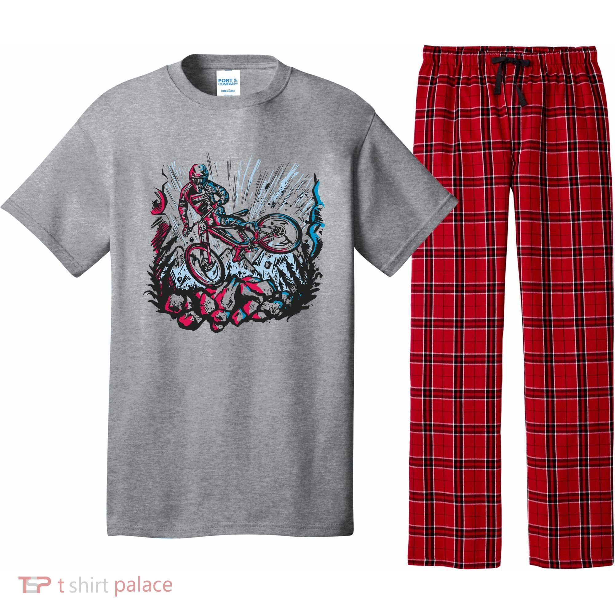 Downhill Biker Stunt Pajama Set
