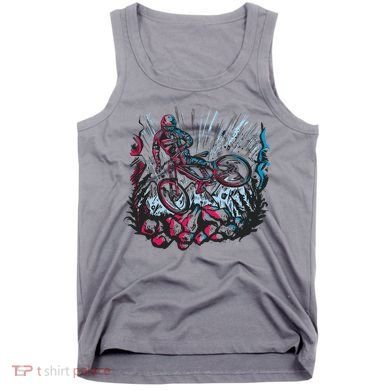 Downhill Biker Stunt Tank Top