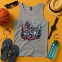 Downhill Biker Stunt Tank Top thumb 4