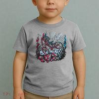 Downhill Biker Stunt Toddler T-Shirt thumb 2