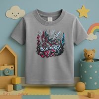 Downhill Biker Stunt Toddler T-Shirt thumb 3