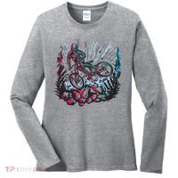 Downhill Biker Stunt Women's Long Sleeve Shirt thumb 0