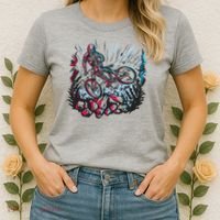 Downhill Biker Stunt Women's T-Shirt thumb 2