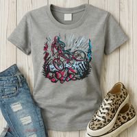 Downhill Biker Stunt Women's T-Shirt thumb 3