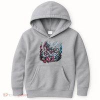 Downhill Biker Stunt Kids Hoodie thumb 0