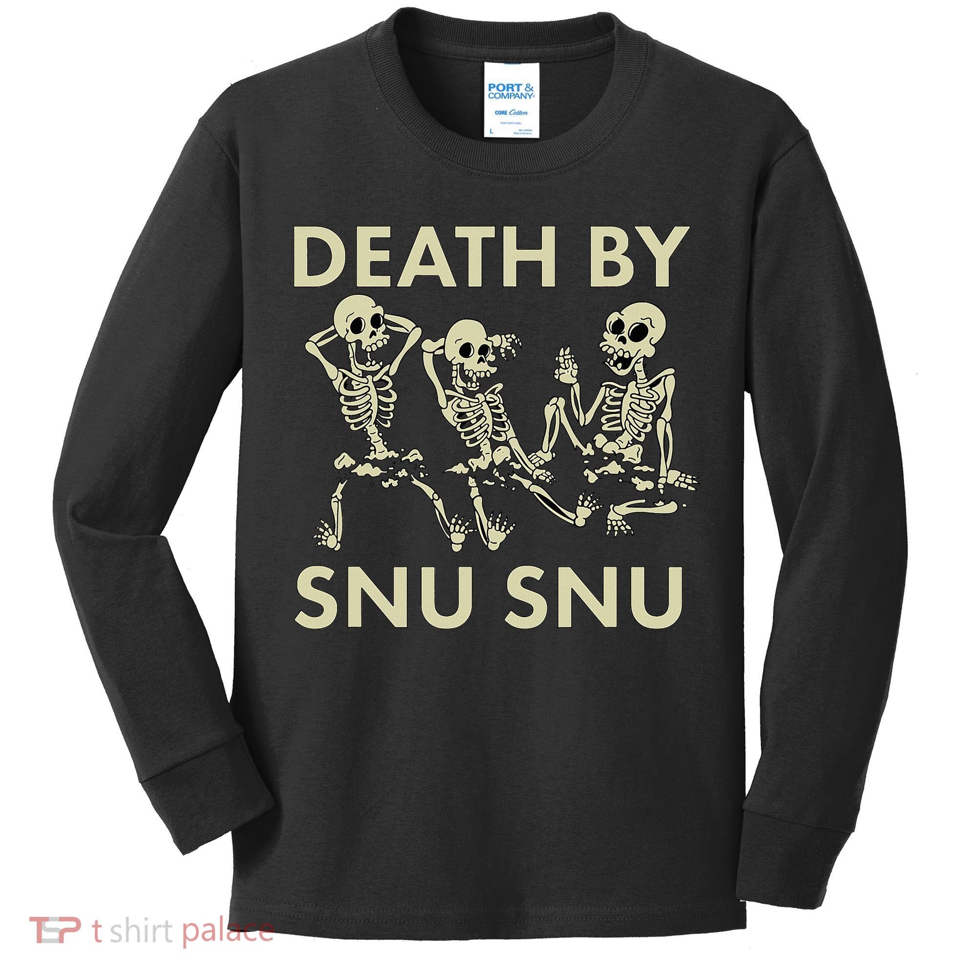 Death By Snu Snu Kids Long Sleeve Shirt