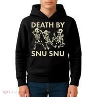 Death By Snu Snu Kids Hoodie thumb 4