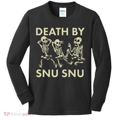 Death By Snu Snu Kids Long Sleeve Shirt