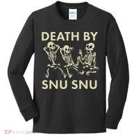 Death By Snu Snu Kids Long Sleeve Shirt thumb 0