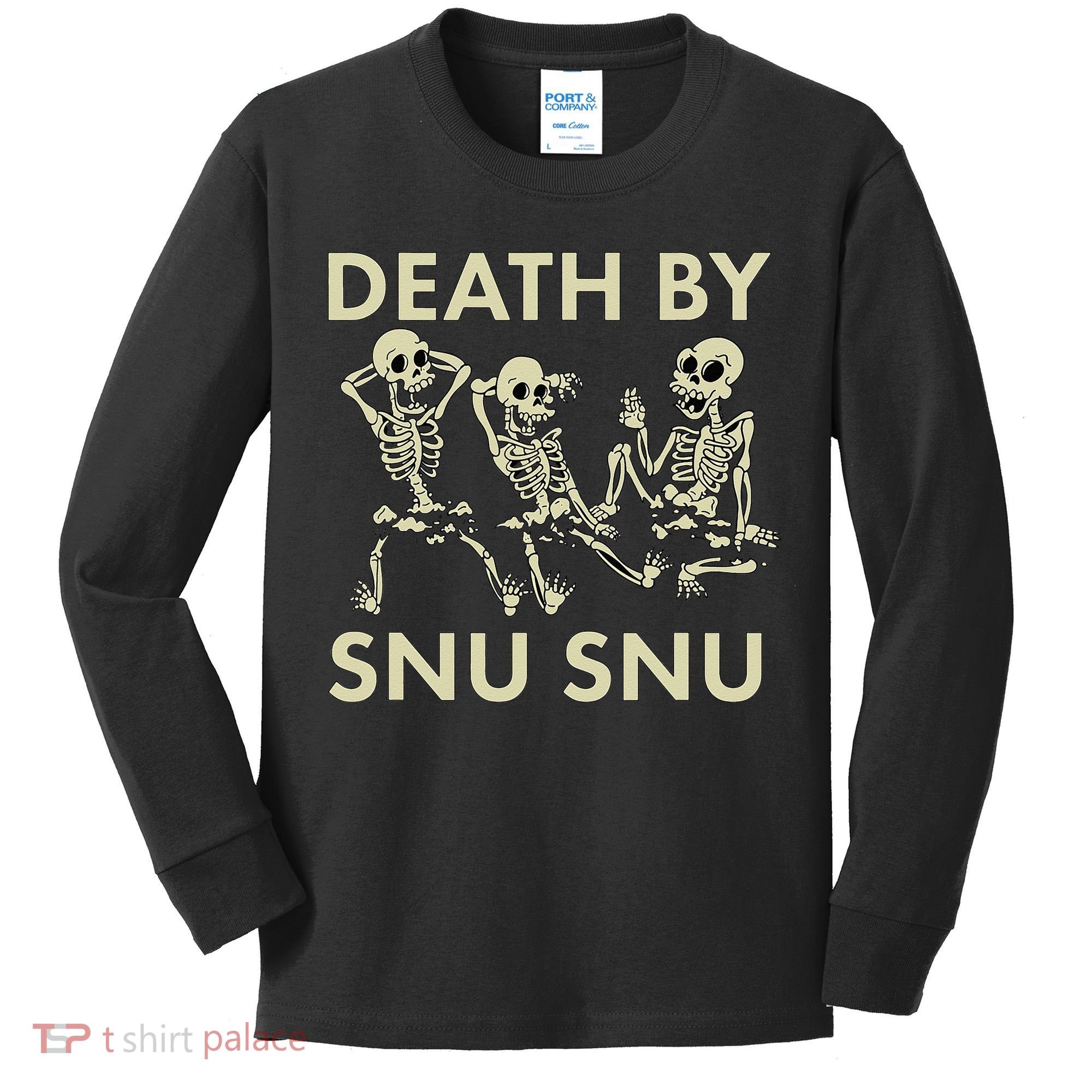 Death By Snu Snu Kids Long Sleeve Shirt