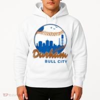 Durham Baseball Skyline Classic Bull City North Carolina Hoodie thumb 2