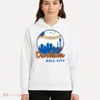 Durham Baseball Skyline Classic Bull City North Carolina Hoodie thumb 5
