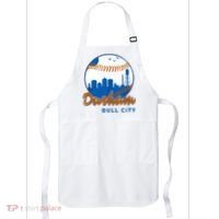 Durham Baseball Skyline Classic Bull City North Carolina Apron thumb 0