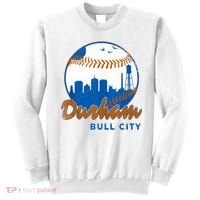 Durham Baseball Skyline Classic Bull City North Carolina Sweatshirt thumb 0