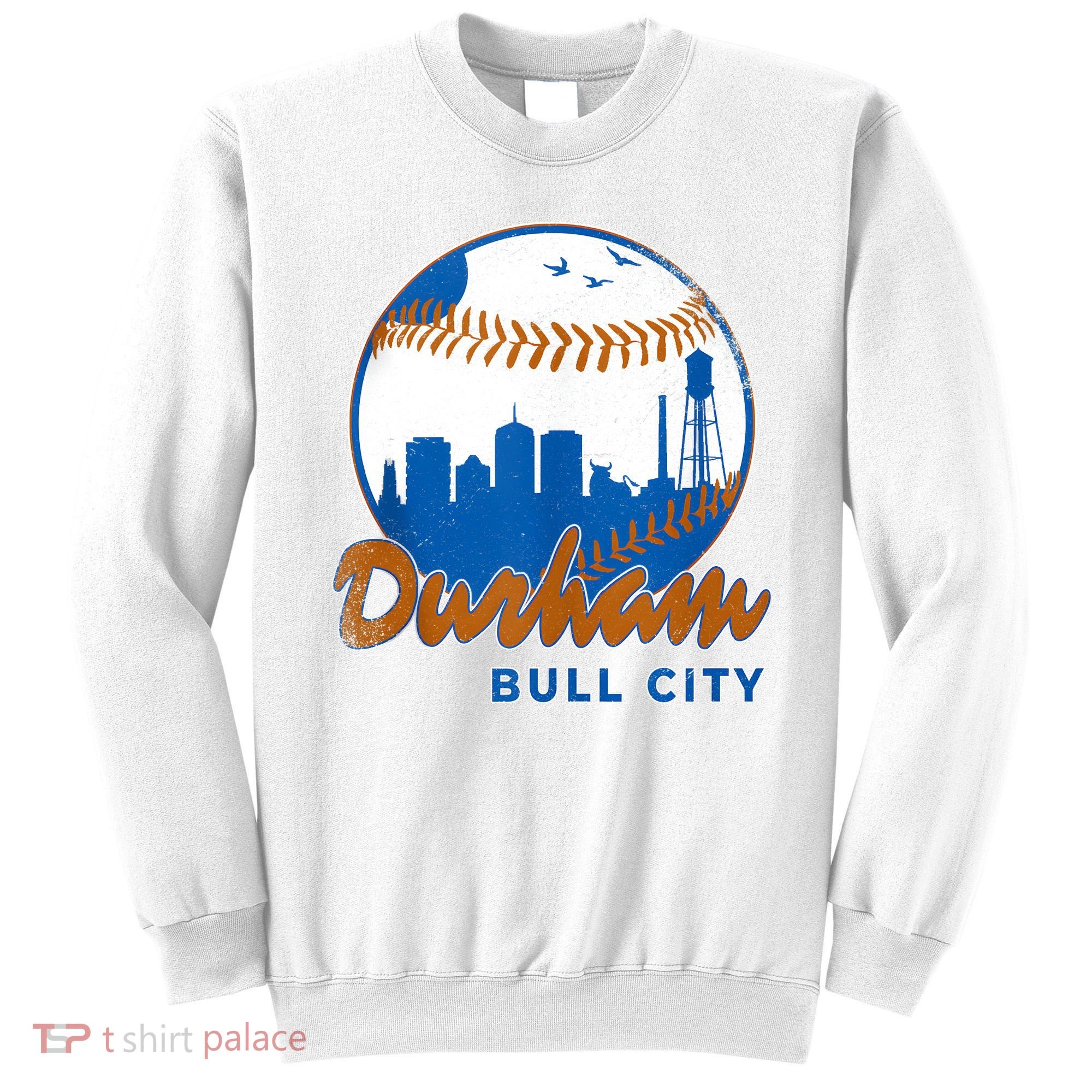 Durham Baseball Skyline Classic Bull City North Carolina Sweatshirt