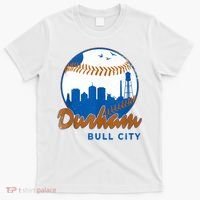 Durham Baseball Skyline Classic Bull City North Carolina T-Shirt thumb 0