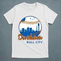 Durham Baseball Skyline Classic Bull City North Carolina T-Shirt thumb 5