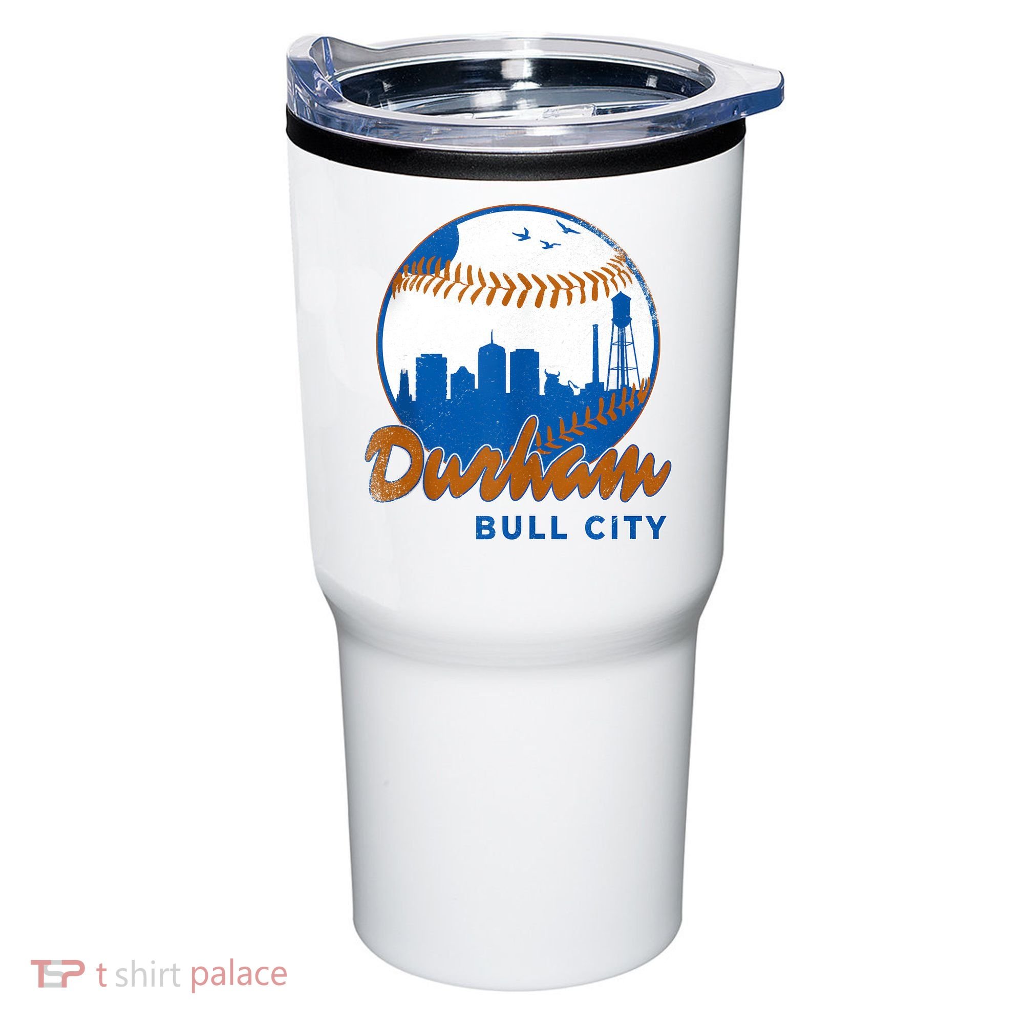 Durham Baseball Skyline Classic Bull City North Carolina Tumbler