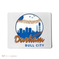 Durham Baseball Skyline Classic Bull City North Carolina Mousepad thumb 0