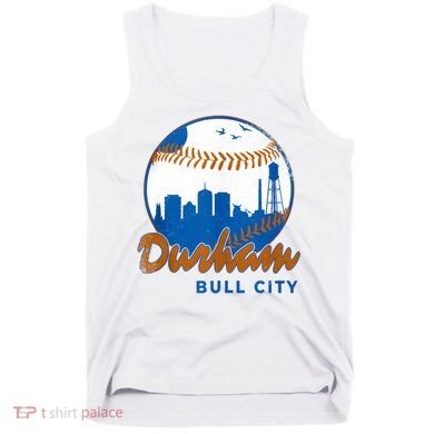 Durham Baseball Skyline Classic Bull City North Carolina Tank Top