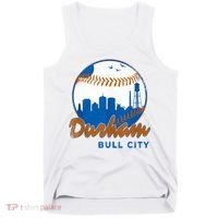 Durham Baseball Skyline Classic Bull City North Carolina Tank Top thumb 0
