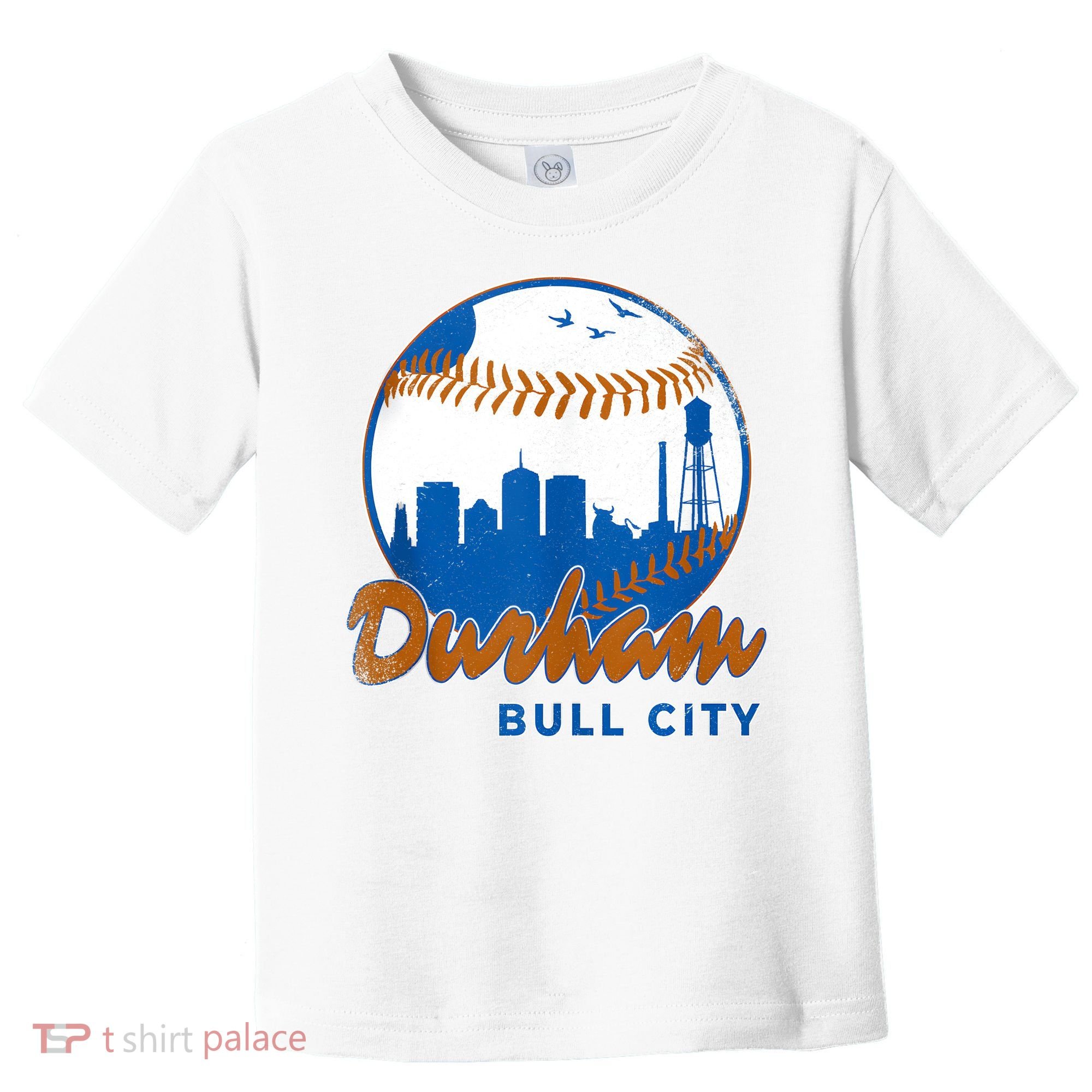 Durham Baseball Skyline Classic Bull City North Carolina Toddler T-Shirt