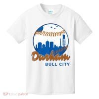 Durham Baseball Skyline Classic Bull City North Carolina Kids T-Shirt thumb 0