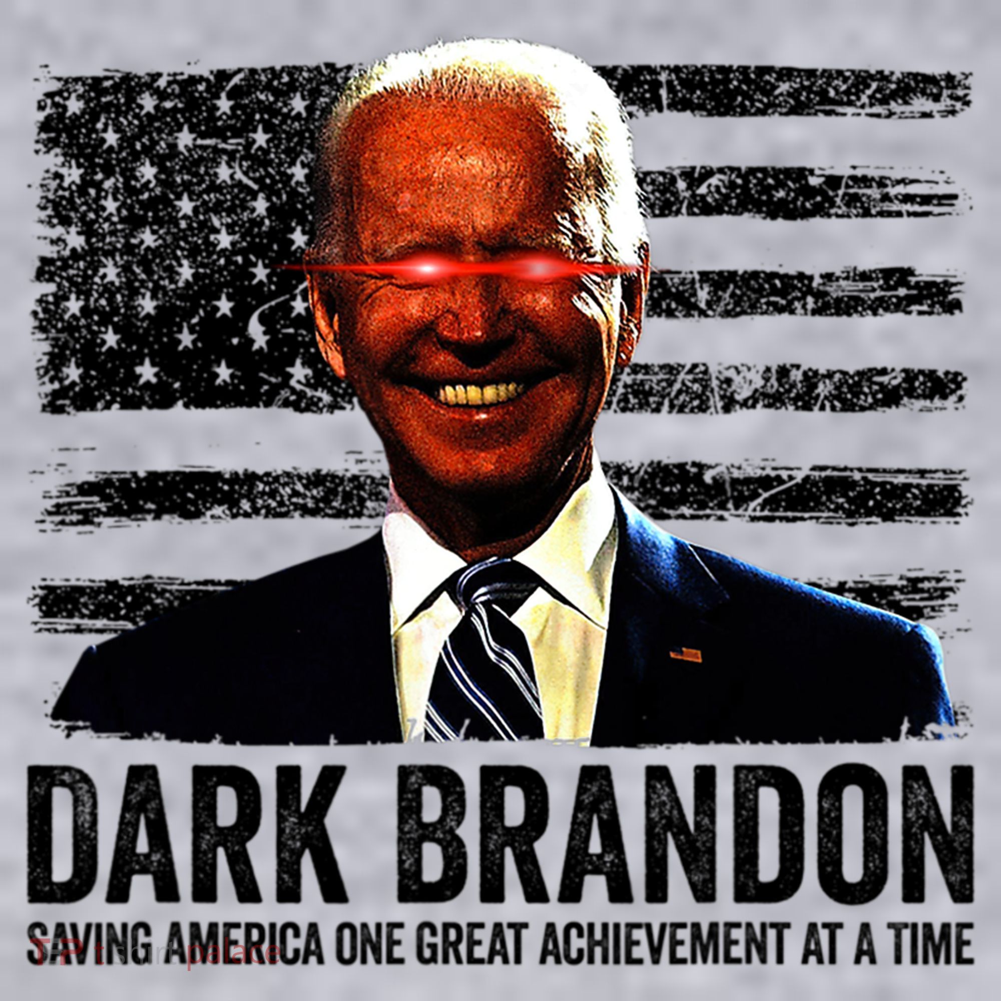 Dark Brandon Saving America Political USA Flag Women's Sweatshirt