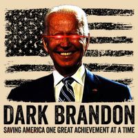 Dark Brandon Saving America Political USA Flag Tote Bag thumb 4