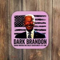 Dark Brandon Saving America Political USA Flag Coaster thumb 0
