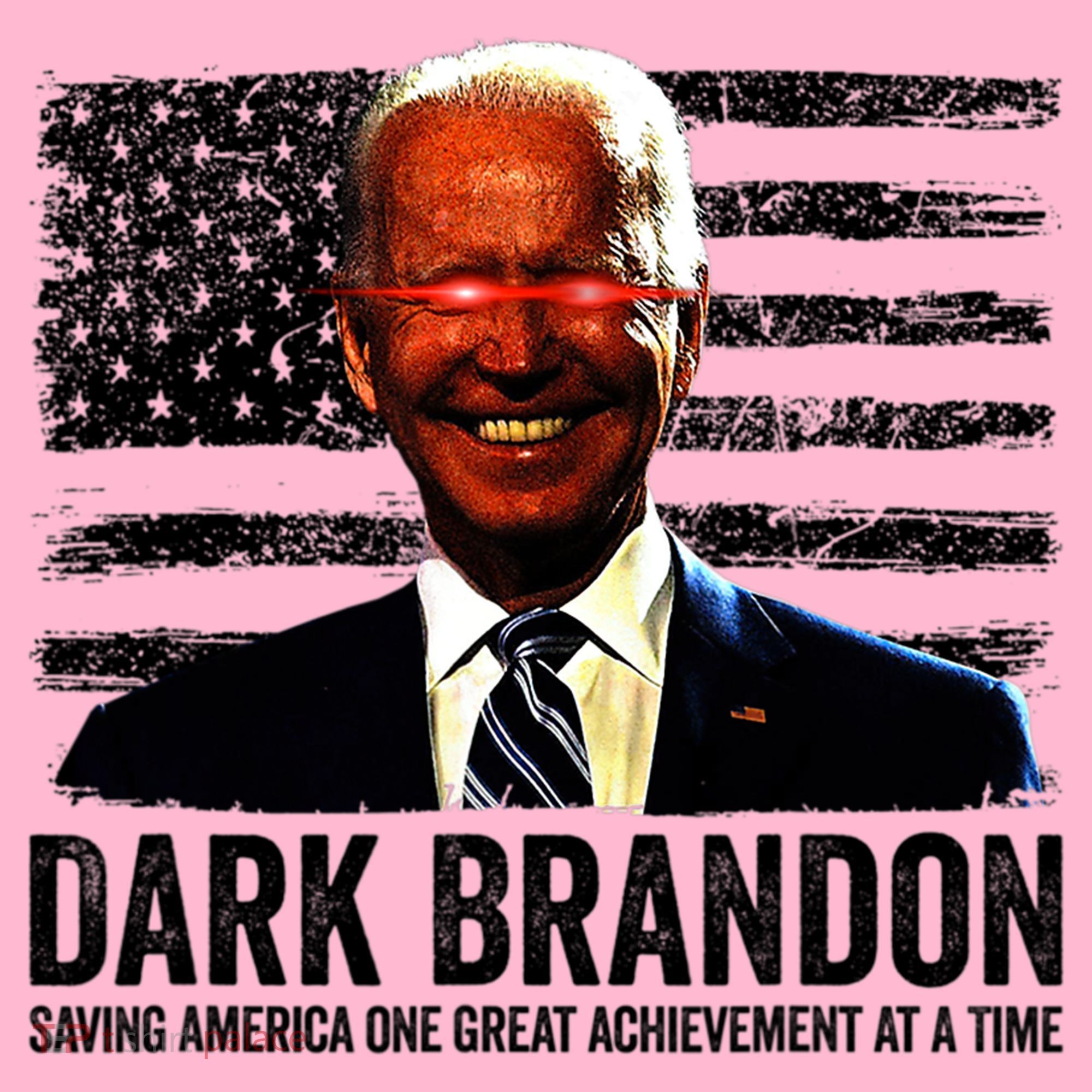 Dark Brandon Saving America Political USA Flag Coaster