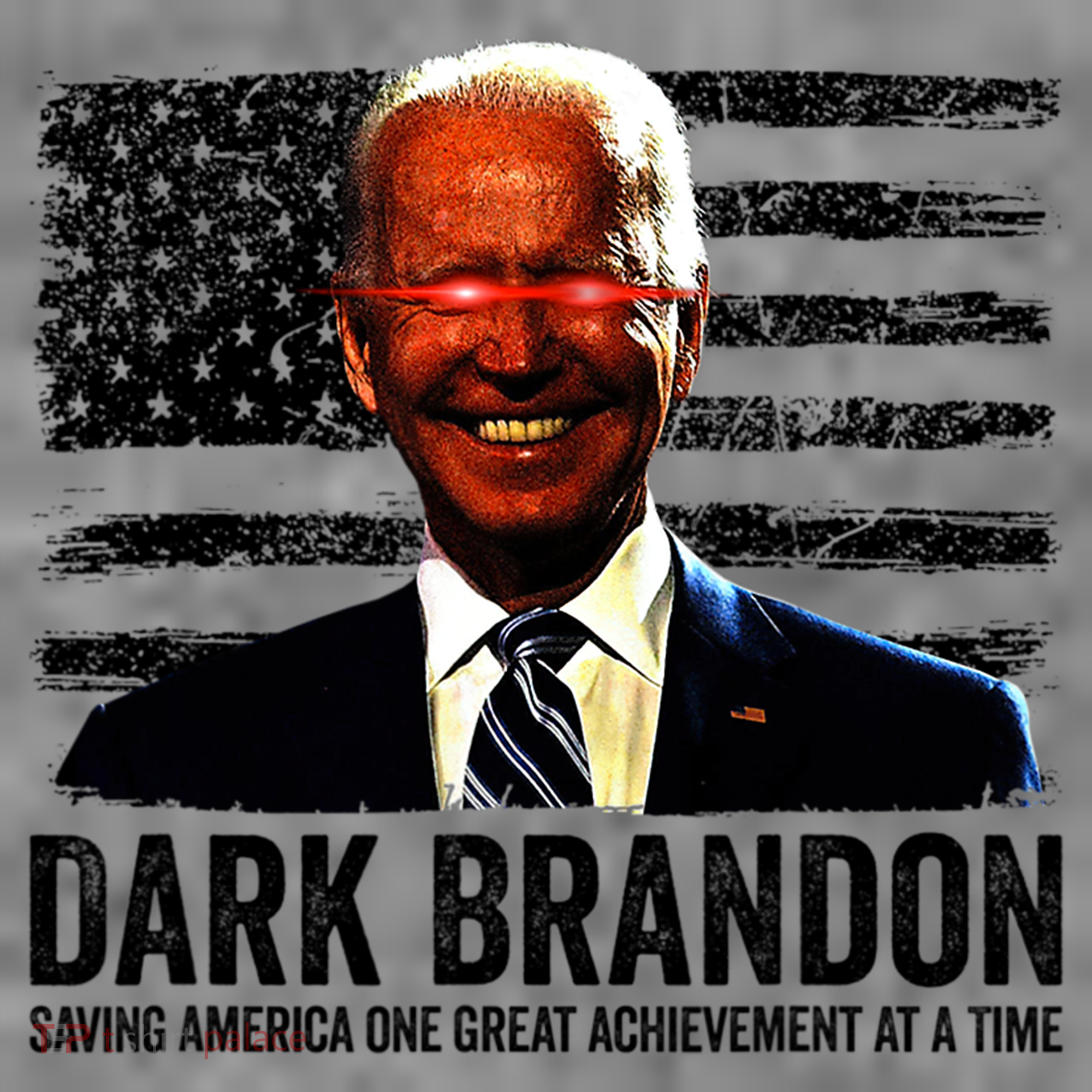 Dark Brandon Saving America Political USA Flag Toddler Hoodie