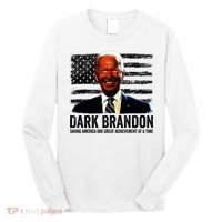 Dark Brandon Saving America Political USA Flag Long Sleeve Shirt thumb 0