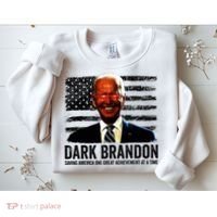 Dark Brandon Saving America Political USA Flag Sweatshirt thumb 2