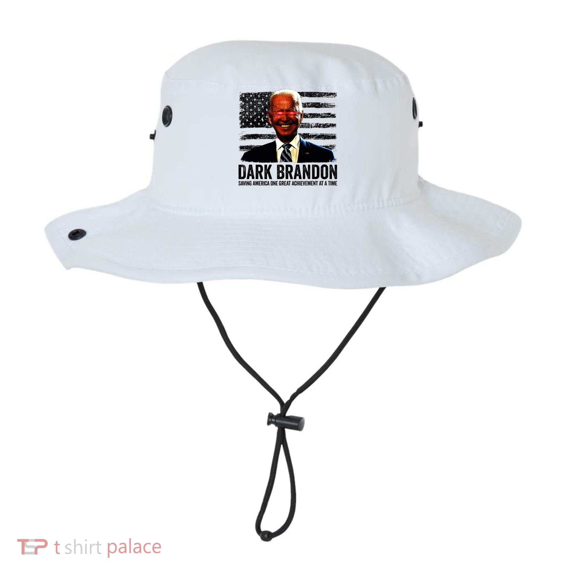 Dark Brandon Saving America Political USA Flag Bucket Hat