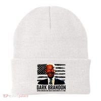 Dark Brandon Saving America Political USA Flag Beanie thumb 0