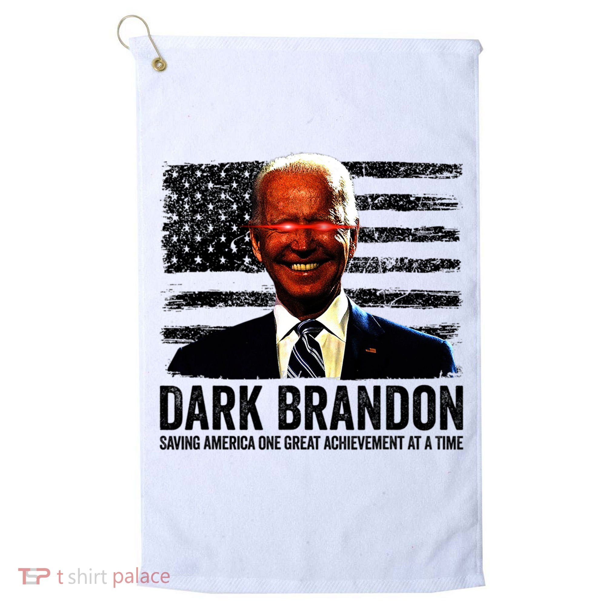 Dark Brandon Saving America Political USA Flag Golf Towel