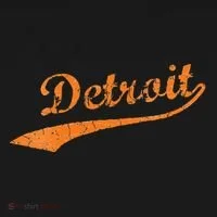 Detroit Baseball Style Cracked Lettering City Pride Toddler T-Shirt thumb 4